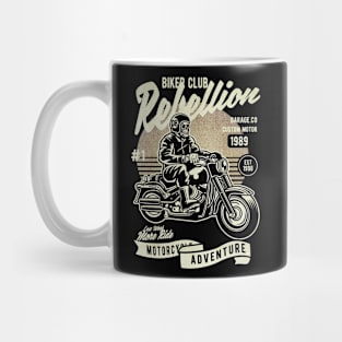 Skull Motorbiker Mug